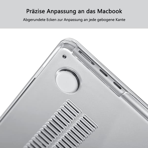 Case Compatible with NY MacBook Air 13.6 inch M2 A2681, 2022 Model, Ultra-thin Smooth Hard Shell Protective Case, Crystal Clear