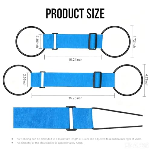 2 st justerbara bagageremmar för resväskor, säkert resebälte 2Pcs Blue 2Pcs Blue