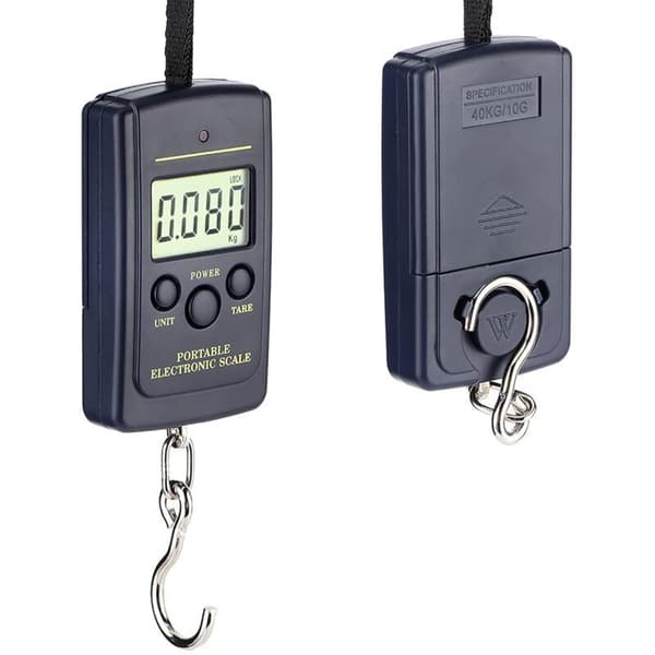Multifunctional 40kg Precision Electronic Scale, Hanging Digital Scale, Luggage Scale, Portable LCD Scale