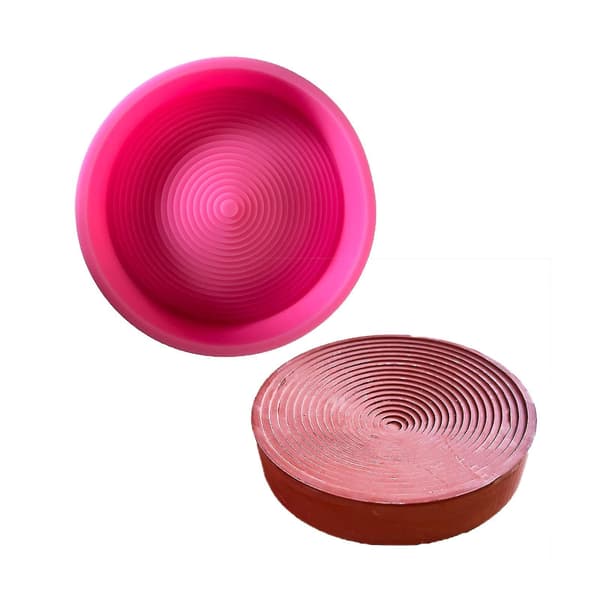 Super Bright Tea Table Silikonform Epoksyharpiks Coaster Fruktfat Matteform-fg