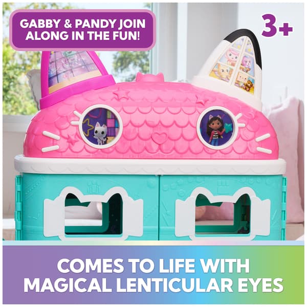 DREAMWORKS GABBY'S DOCKHUS Meow-Mazing Dockhus, 60 cm högt, 15 delar