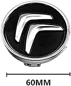 4 × 60 mm navkapsler for Citroen C3 C4 C5 Elysee Berling-FX-