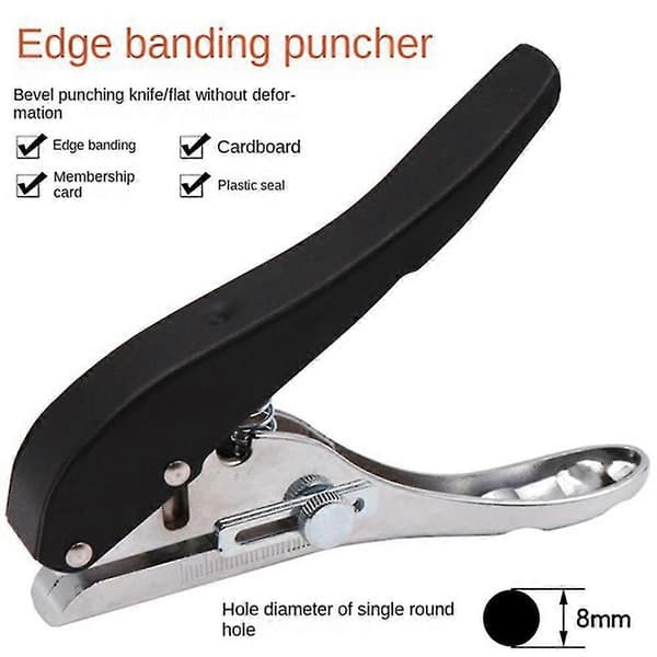 2 Pcs Woodworking Tools Pliers Short Hole Punch Kit Paper Screw Cap with Countersink Drill 2.8mm Adjustable