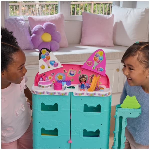 DREAMWORKS GABBY'S DOCKHUS Meow-Mazing Dockhus, 60 cm högt, 15 delar