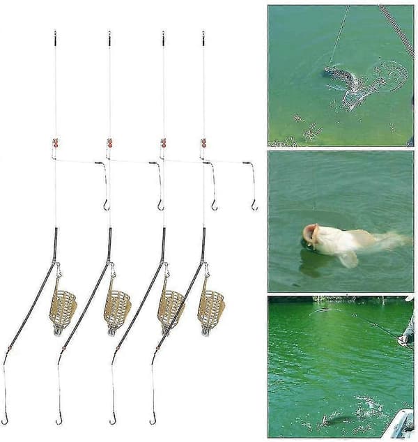 Fiskekurvføder-agnbur-fiskeagnbur - Bærbar Letvægtsfiskeri