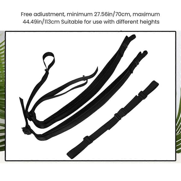 Dragspelsremmar 96-120 Bas Bred Förtjockad Sammet Justerbara Universella Remmar