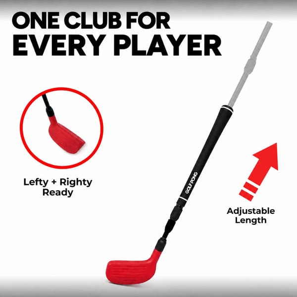 Golf Pong säädettävä chippausmaila, molempikätinen maila, vain maila Club Only