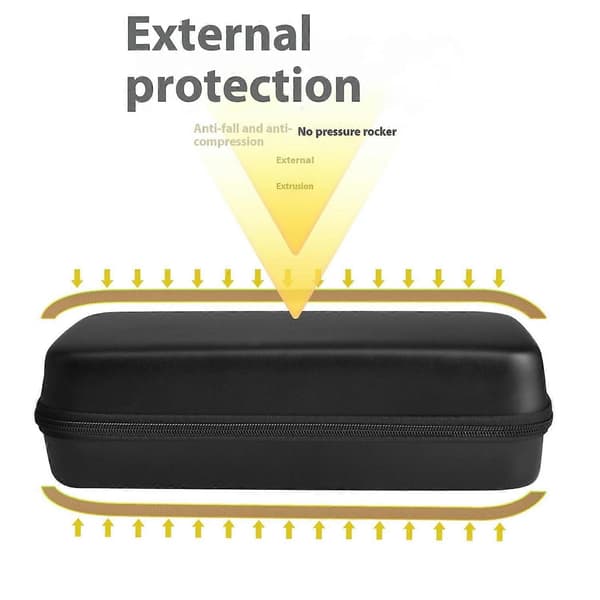 For Lenovo Legion Go S Gaming Console Portable Storage Bag Shockproof EVA Carrying Case with Handle (FMY)
