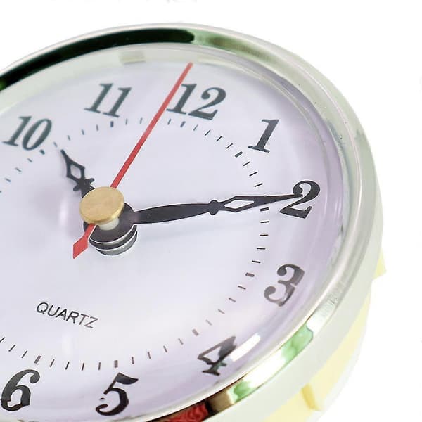 80mm/3.15 inch Classic Clock Quartz Movement Insert Black Metal Clock Round