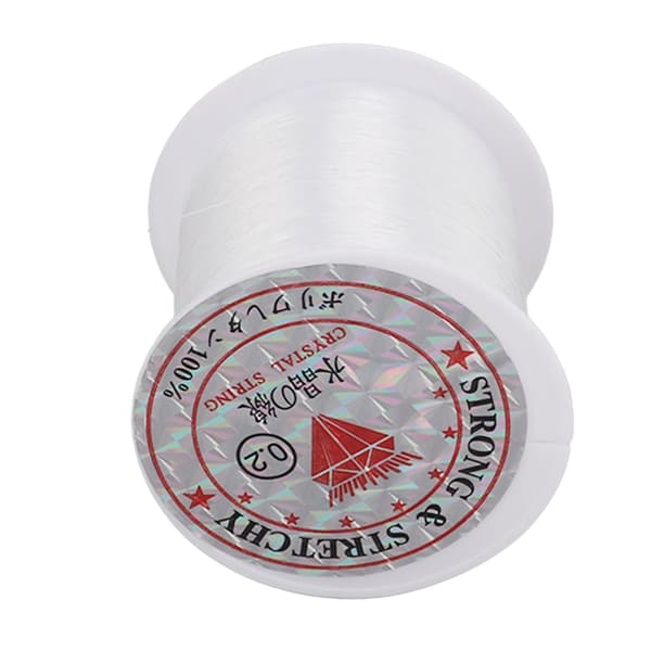 Clear Nylon String - 0.2mm - Strong and Durable - Perfect for Jewelry Making and Aquarium Landscaping