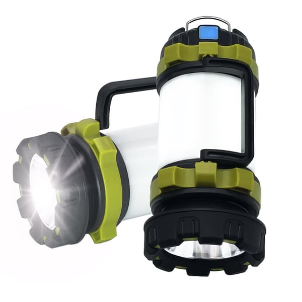 Genopladelig Campinglygte - Bærbar LED-lampe til Camping, Vandring, Nødsituationer & Udendørs Eventyr