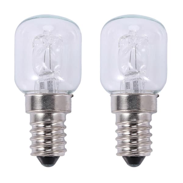 2x E14 High Temperature Bulb 500 Degrees 25W Halogen Bubble Oven Lamp E14 250V 25W Quartz Lamp