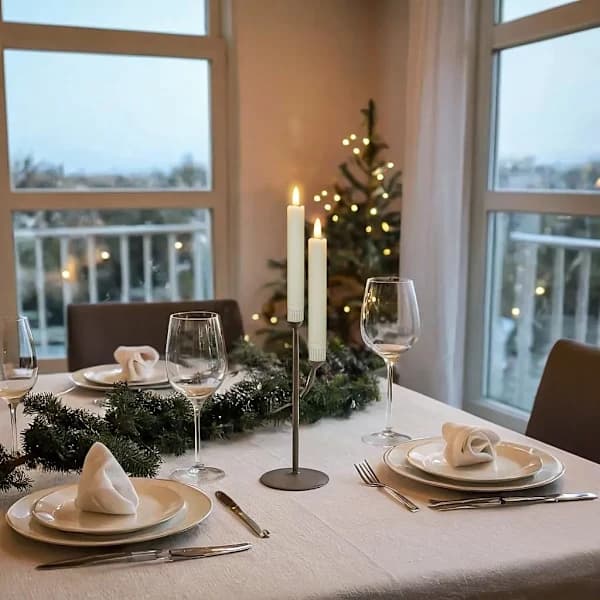 6-pack LED Taper Candles with Remote Control and Timer, Flickering Warm White Light in Real Wax for Home and Wedding, Ivory 24.5 cm D D