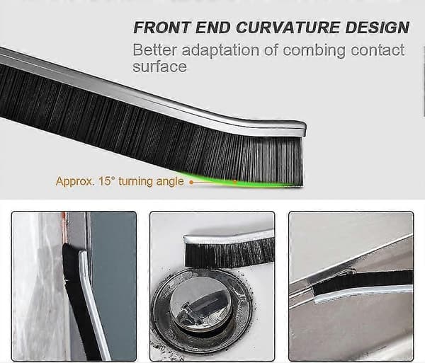 Hard Bristle Tip Cleaning Brush - Gap Cleaning Brush for Bathroom, Kitchen, Window (4-pack) 12 12