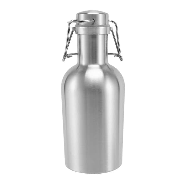 Rustfri Øl Growler 1l Topp Enkelveggede Growlere Hjemmebrygging