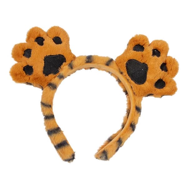 Små tigerhodebånd med hale, tigerørehodebånd, tegneserie-tigerpotehodebånd
