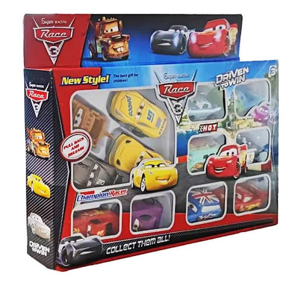 Nye originale biler Disney Pixar Biler 3 Legetøj Lynet McQueen Mini Rebound Bil Jackson Storm PVC Model Børnegaveæske