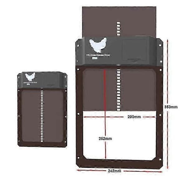Automatic Chicken Coop Door with Battery, Light Detection, Automatic Chicken Coop Door-FY-