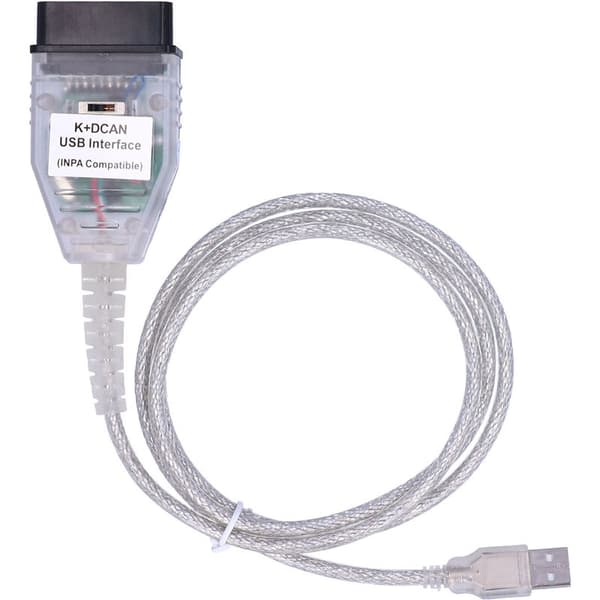 1224V OBD-kabeladapter med bryter for K+CAN K+DCAN Auto Bil Feildiagnoseverktøy