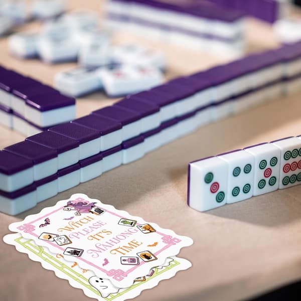 4 kpl Mahjong-sekoittimia, pastelli, aalto, Halloween Pastel / Wave / Halloween