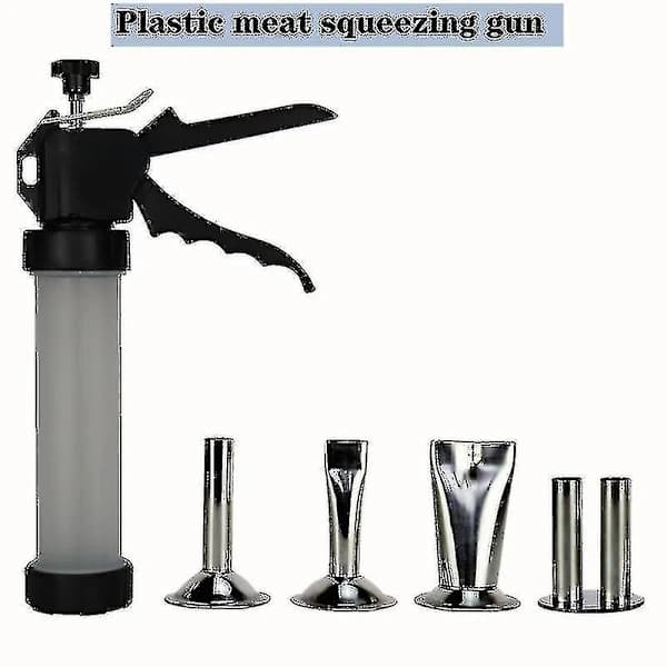 Jerky Maker Gun med 4 Dyser i Rustfrit Stål Hwy[HhhhS]