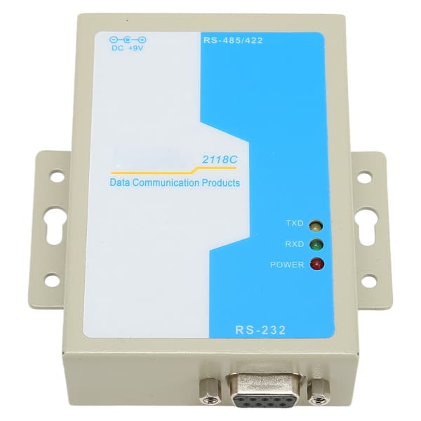 RS232 til RS485 RS422-konverter af industriel kvalitet med lynbeskyttelse Kommunikationsdataadapter 100-240V EU-stik