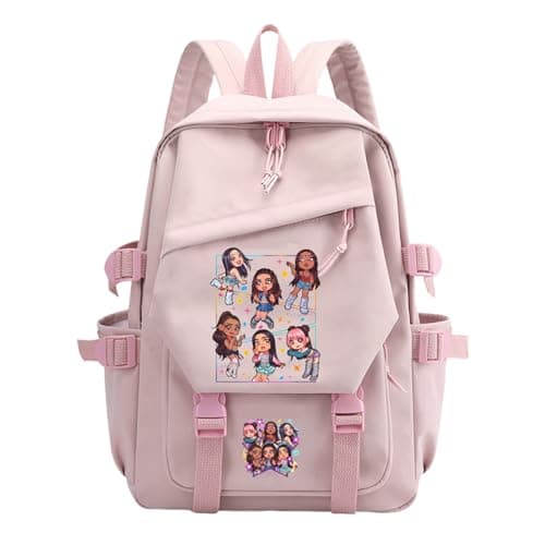 DPKLAD Katseye Ryggsäck Katseye Merch Campusväska Korea Pop Ryggsäck för Fans Lätt Resa Nya Termin Presenter（02-E） 02-e 02-e