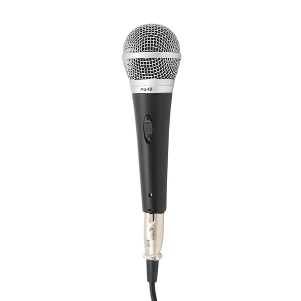 Wired Microphone with Audio Cable Plug and Play Cardioid Pickup Wired Dynamic Vocal Microphone for Speaker Singing Machine