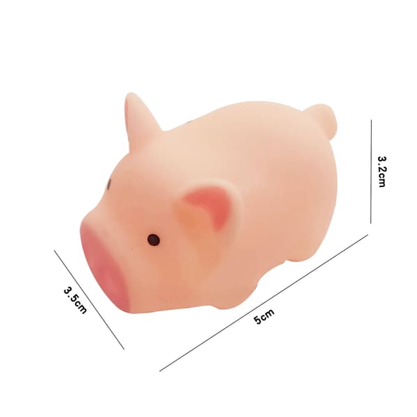10-pack Squeezable Small Pigs, Cute Mini Pigs, Screaming Pigs, Sound-Making Pigs That Squeak When Squeezed, Colors Are Random