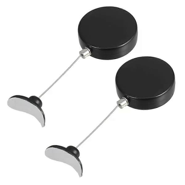 Automatic Telescopic Coil Cable Security Lock, 2 Pcs Portable Travel Locks, Anti-theft
