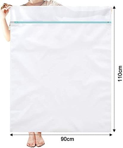 Vaskeposer i netting til vaskemaskin 90x110cm XXL stor størrelse nettingvaskepose