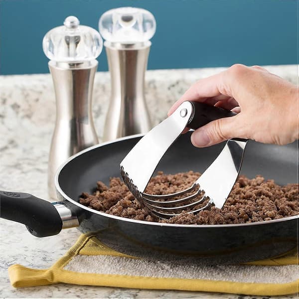 Deigblander i rustfritt stål med ergonomisk sklisikkert grep og profesjonell deigkutter for baking