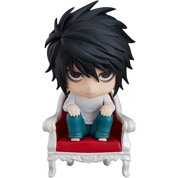 10 cm Death Note Samlerstatue - Manga Yagami Light & L - PVC