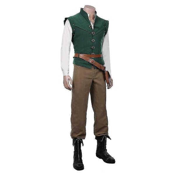 Rapunzel Flynn Rider voksenkostumer til Halloween cosplay S-FF- S S