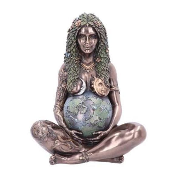 Millennial Gaia Statue Moder Jord Gudinne Kunst Statue Påskegave