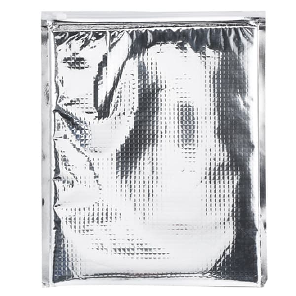 5-pak aluminiumsfolieisoleret madopbevaringspose Termisk køler Sølv (25 * 30 cm)