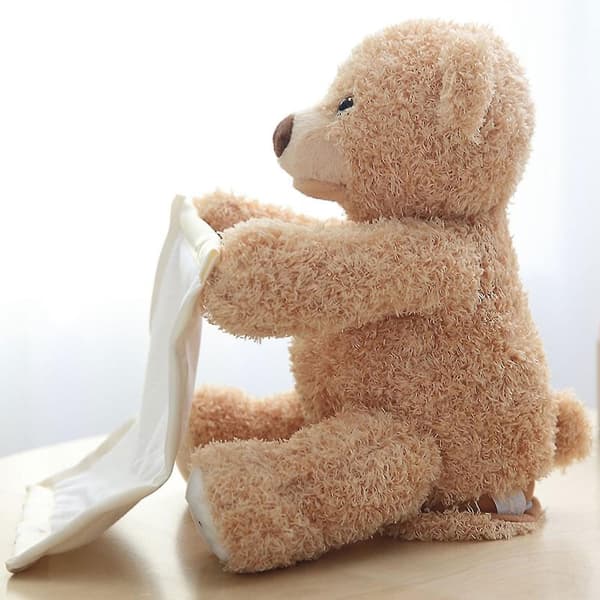 Peek-a-boo Bear - Personalized Animated Plush Bear - Interactive Baby 100% New