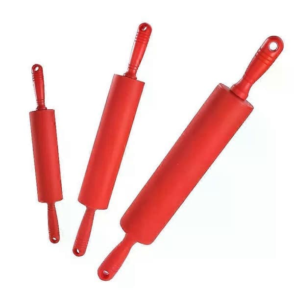 Large Silicone Rolling Pin, Non-Stick, Household Rolling Pin, Kitchen Utensil for Baking