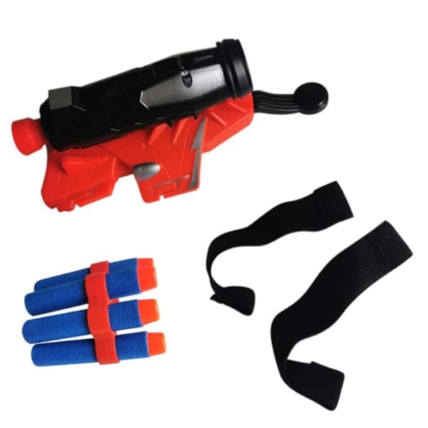 1x Spindelmannen Handskar Web Shooter Handskar Cosplay Leksak Prop Barn Present