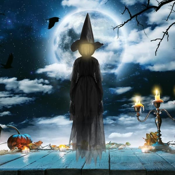 Halloween Decorations - Witches with Sound and Light