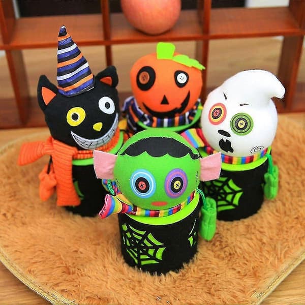 Halloween spindelvev godteri snacksposer kake mat oppbevaringsbokser unike gaveesker