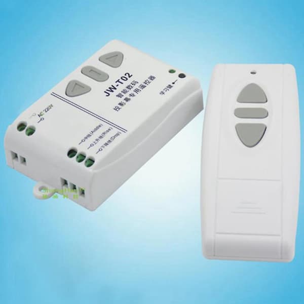 -T02 AC 220V Motor Wireless Remote Control Switch Up Down Stop Moving Motor Controller Forward Backward TX RX Latched