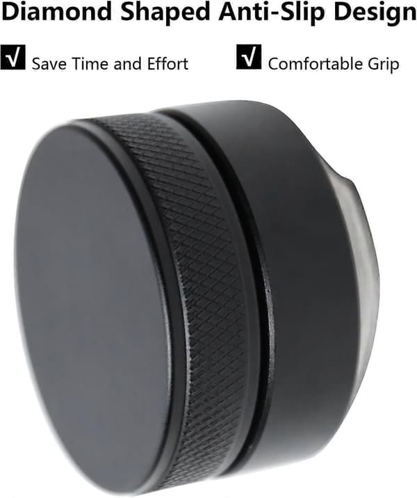 58 mm justerbar espressostamper i rustfritt stål med sklisikkert grep for Breville Professional