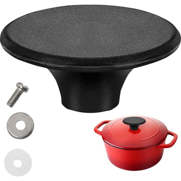 Replacement Knob for Dutch Oven Compatible with Le Creuset - Replacement Handle for Lodge