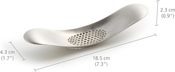 Garlic Chopper in Stainless Steel, Dishwasher Safe