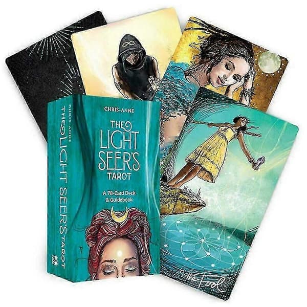 78-korts The Light Seer's Tarot orakelkortstok med guidebok brettspill