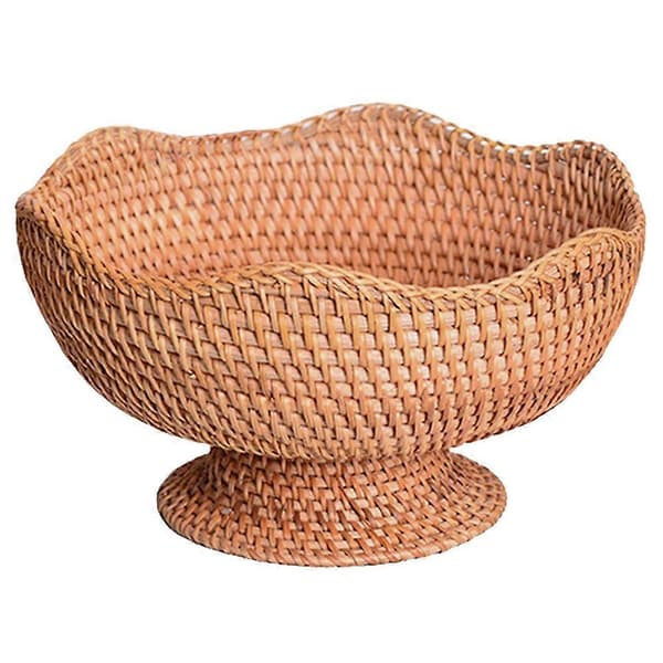 Small Round Key Storage Basket Entryway Woven Basket Table Basket for Organizing