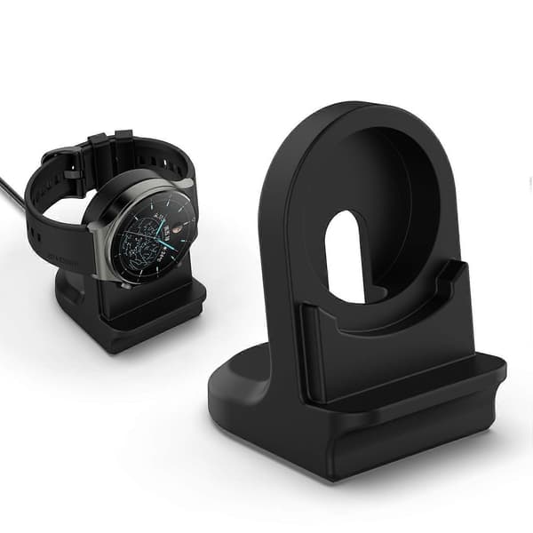 Smartwatch Silicone Holder Charging Stand for Huawei Watch 3/3 Pro - Black