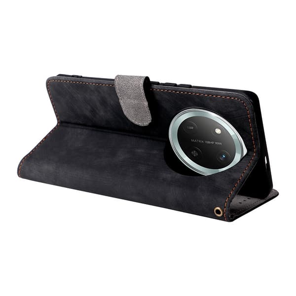För Honor Magic7 Lite/X9c 5G PU-läder plånboksfodral med 9 kortplatser (brun)