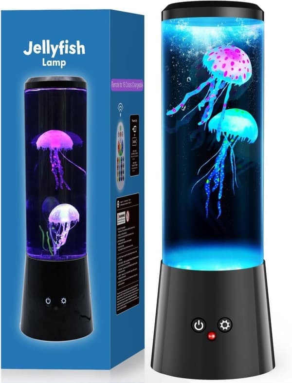 Laavalamppu Pöytälamppu USB LED 29cm 16 Väriä Kupla Yö Lasten Sisustus